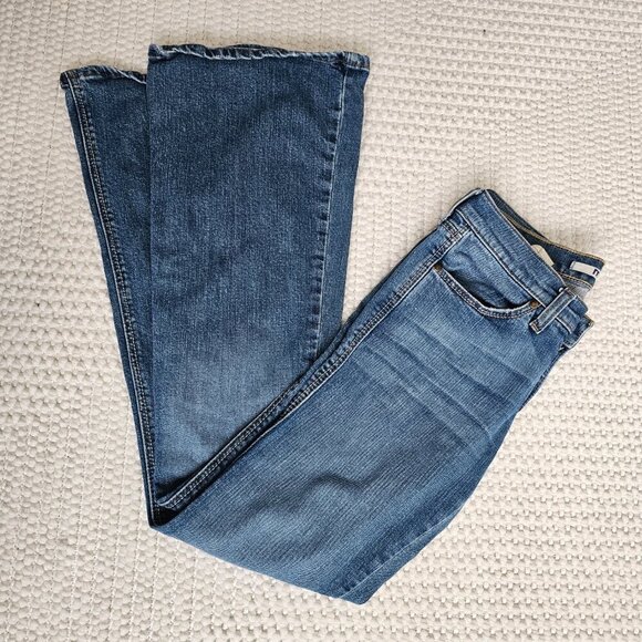 Mavi 596 Marie Flare Sexy Low Rise Slim Jeans, Women's 27/32 Blue Wash - Picture 10 of 11